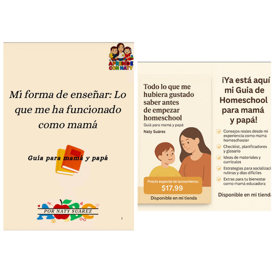 Bundle Especial: Guía de Homeschool + Guía de Estimulación Temprana